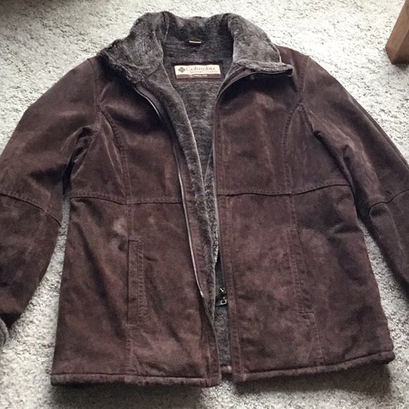 columbia suede jacket